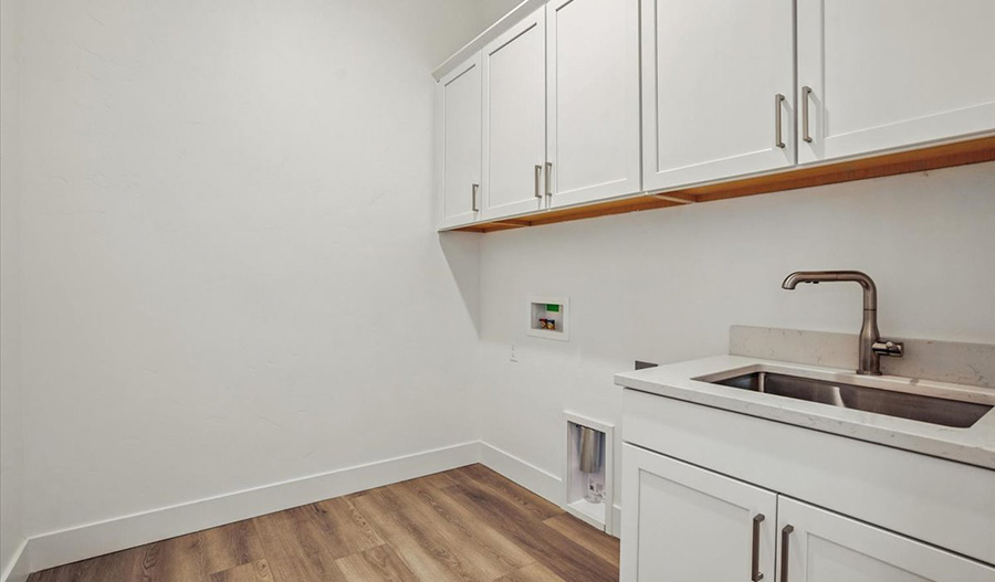 Laundry of the Powell floor plan