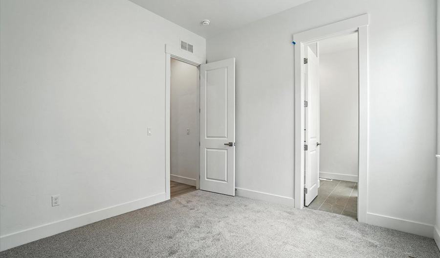 Bedroom of the Powell floor plan