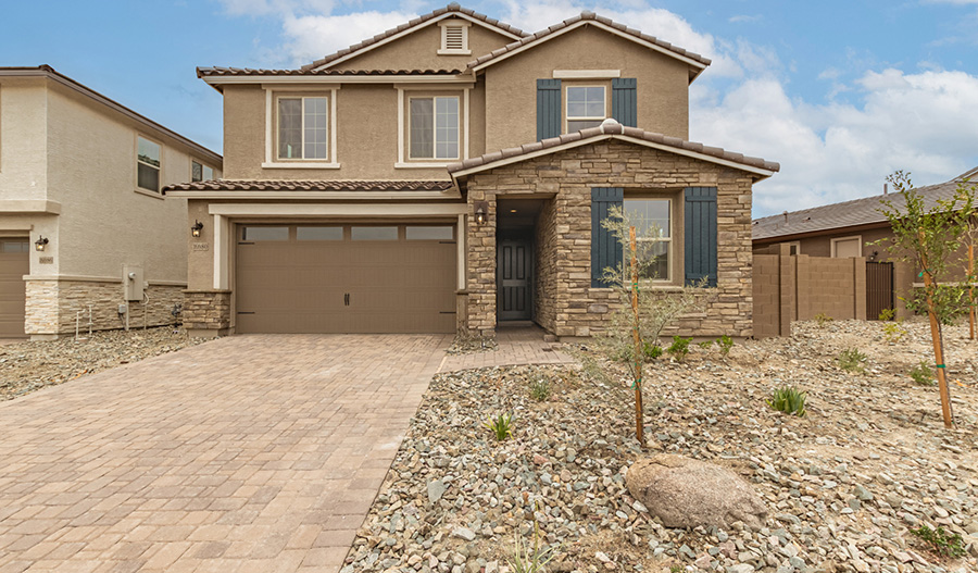 Exterior of the Pearl floor plan