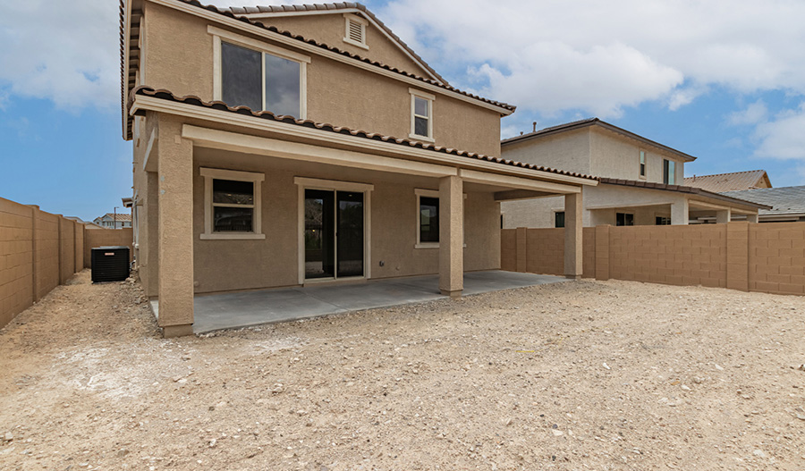 Rear Exterior of the Pearl floor plan