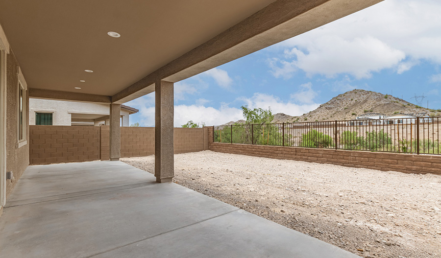 Rear Exterior of the Pearl floor plan