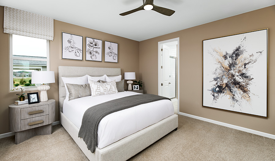 Bedroom of the Bronze floor plan
