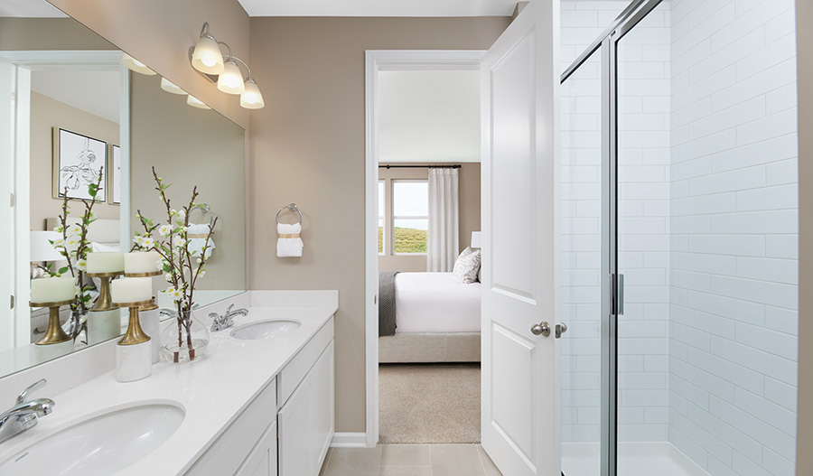 Bathroom of the Bronze floor plan