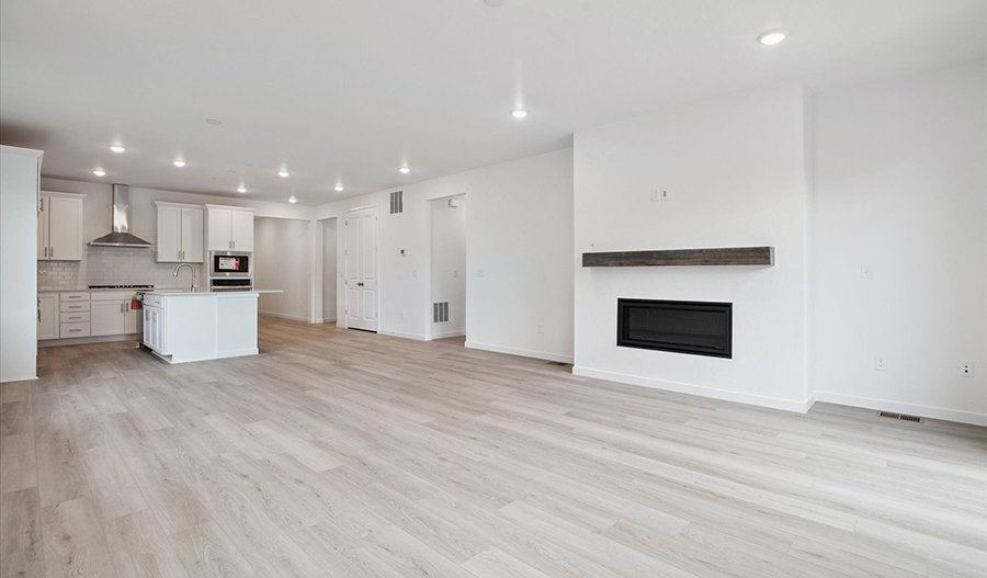Great Room of the Arlington floor plan