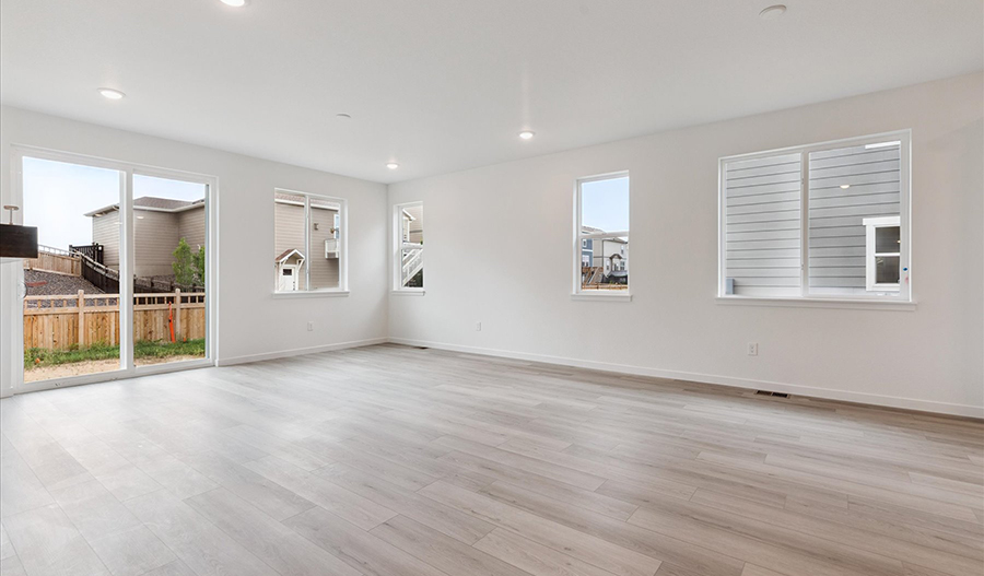 Great Room of the Arlington floor plan