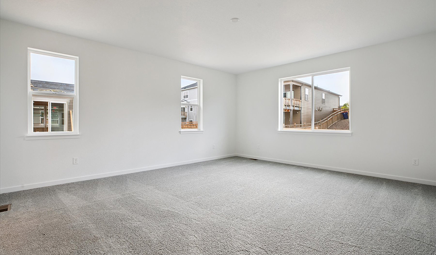 Bedroom of the Arlington floor plan