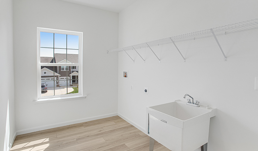 Laundry Room of the Presely floor plan