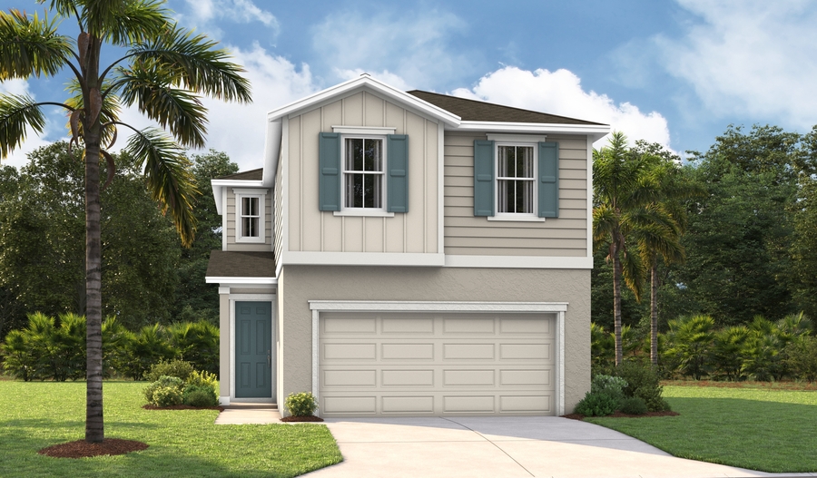 Elevation B of the Alder floor plan