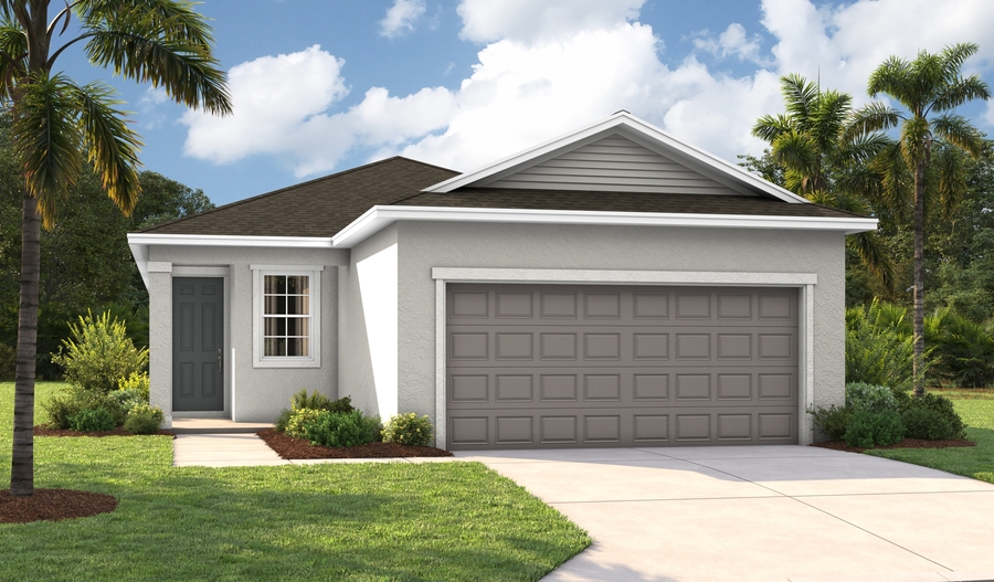 Elevation A of the Balsam floor plan