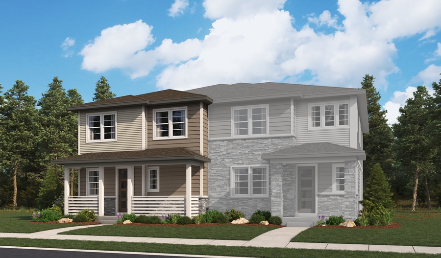 Elevation A of the Nina 3 floor plan