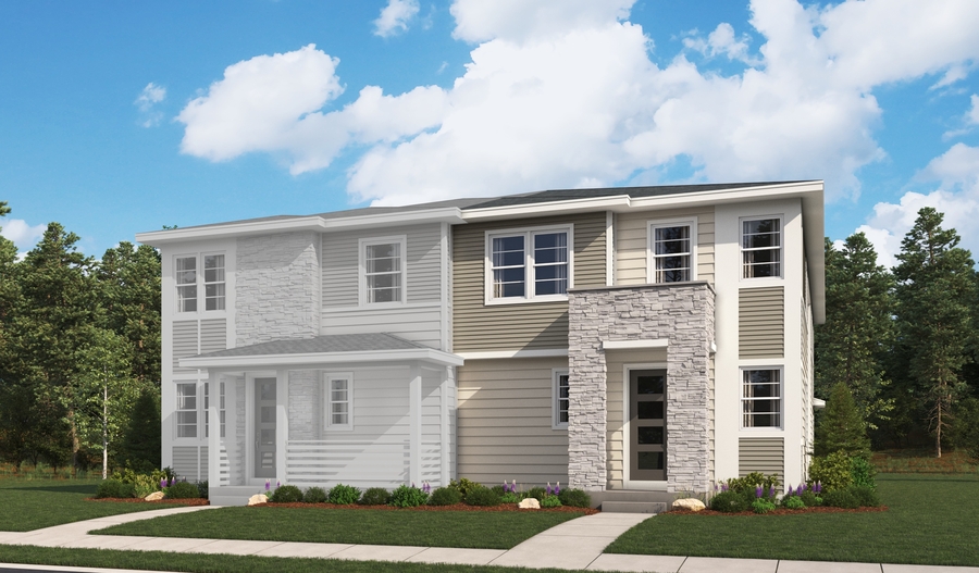 Elevation A of the Nina 1 floor plan
