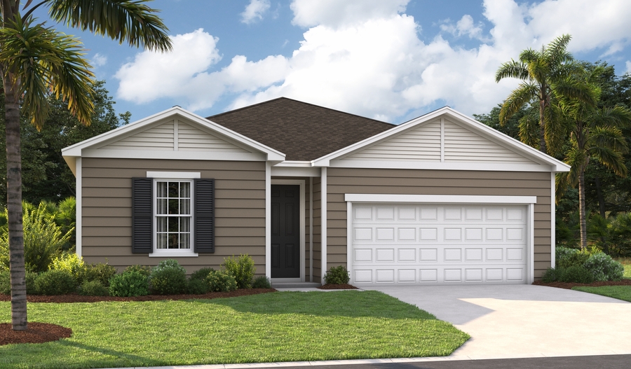 Master Elevation K of the Agate floor plan