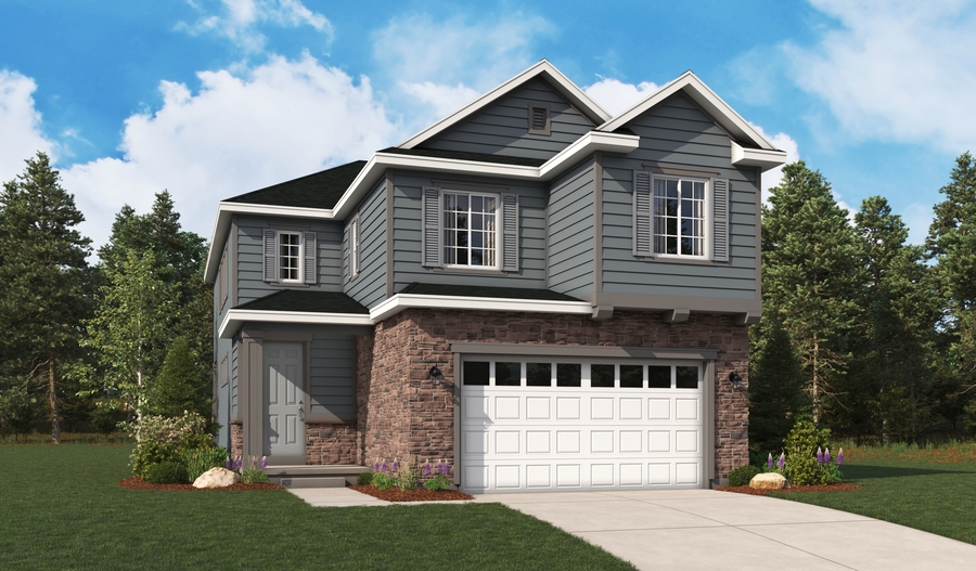 Elevation E of the Layla floor plan