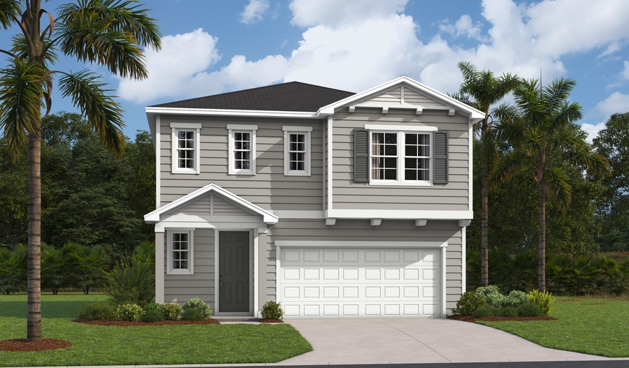 Elevation K of the Laurel floor plan