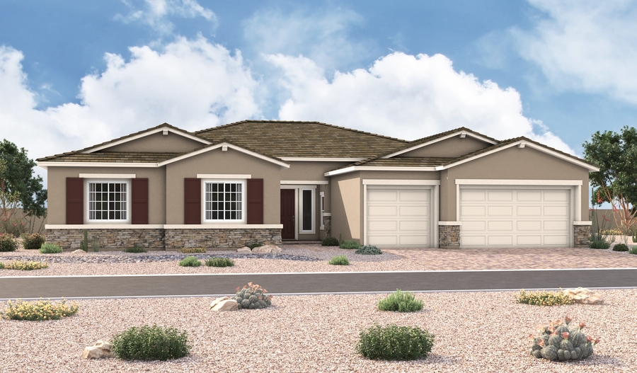 Elevation B of the Rocco floor plan
