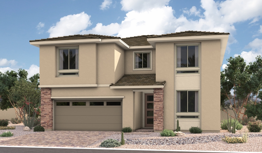 Elevation A of the Coronado floor plan