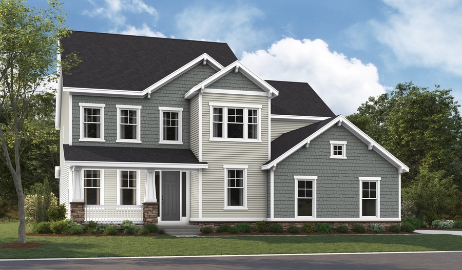 Elevation E of the Donovan floor plan