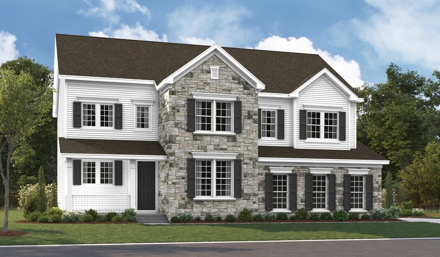 Elevation E of the Presley floor plan