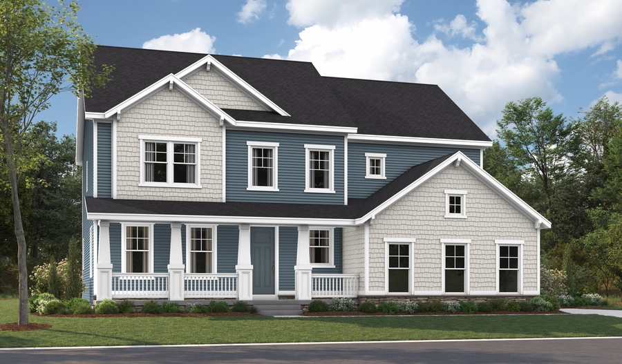 Elevation D of the Preston floor plan