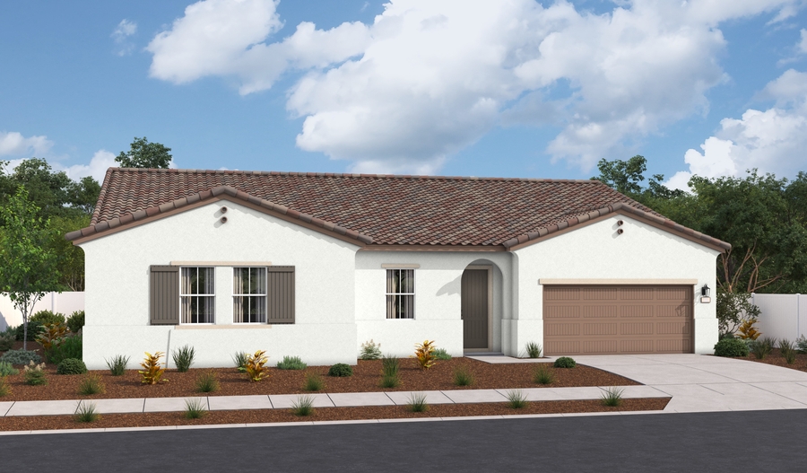 Elevation A of the Jayla floor plan