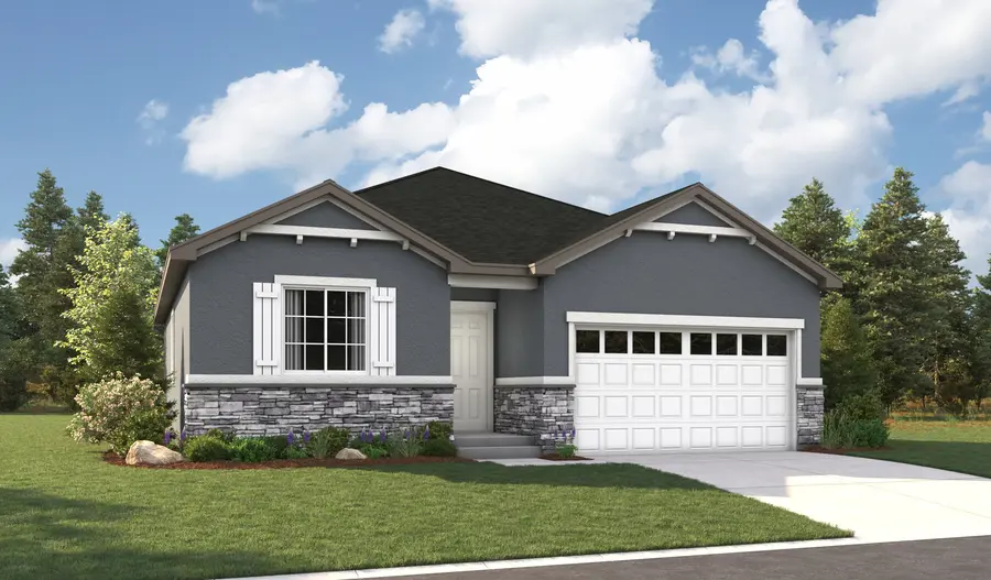 The Ponderosa Elevation B Elevation B of the Ponderosa floor plan
