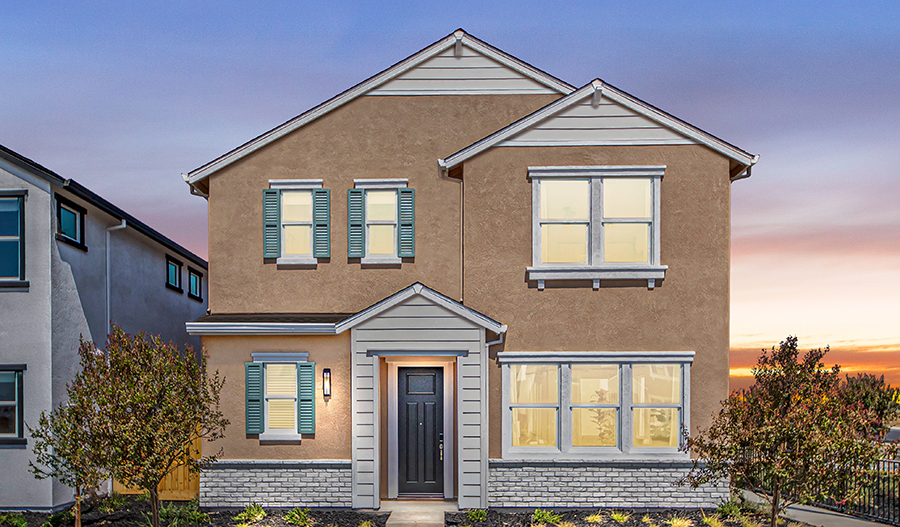 Exterior of the Tulare floor plan