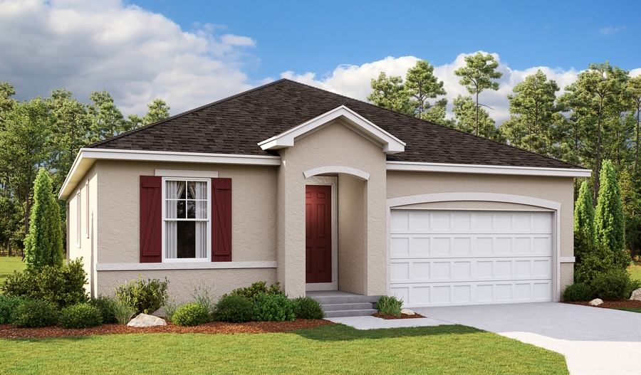 Elevation A of the Anika floor plan