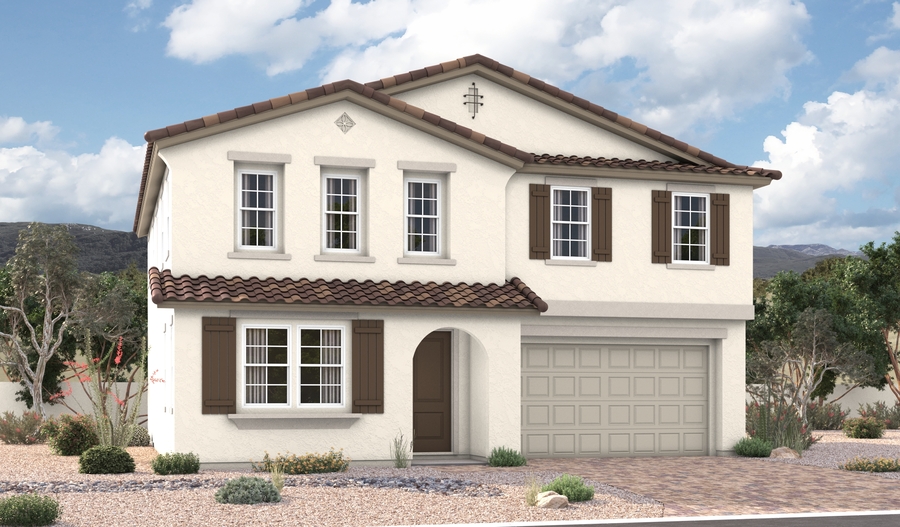 Elevation A of the Tourmaline floor plan