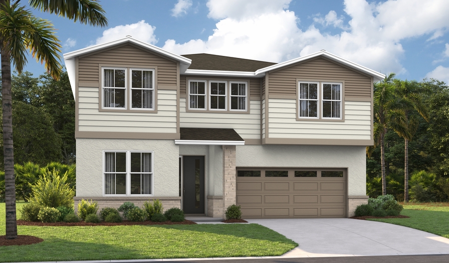 Master Elevation K of the Sage floor plan