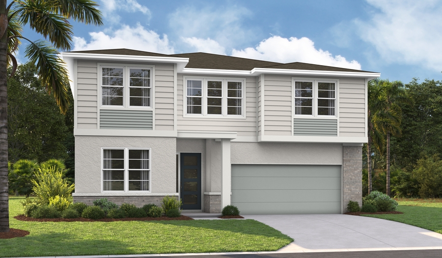 Master Elevation L of the Sage floor plan