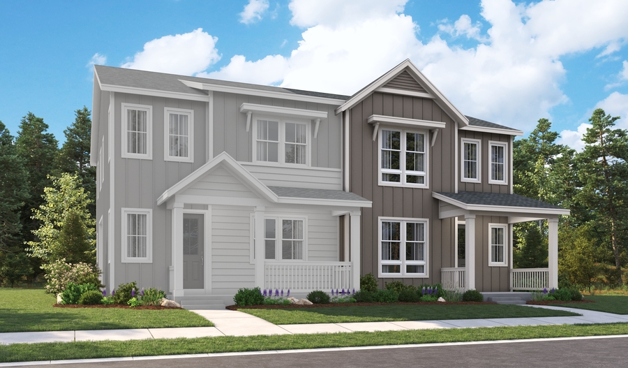 Elevation A of the Navy1 floor plan