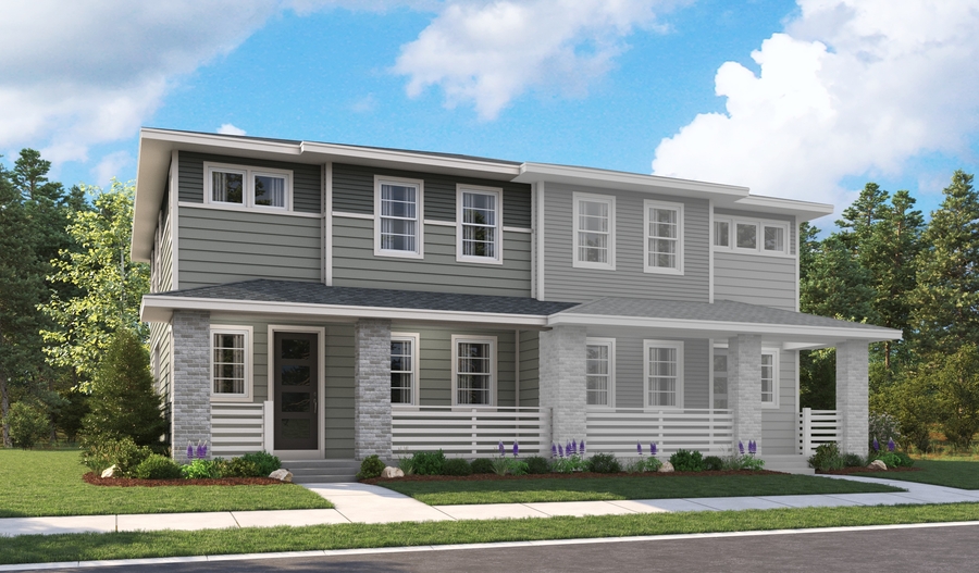Elevation A of the Navy2 floor plan