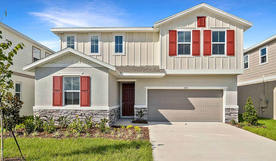 Exterior Exterior of the Moonstone floor plan