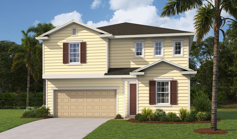 Master Elevation K of the Moonstone floor plan