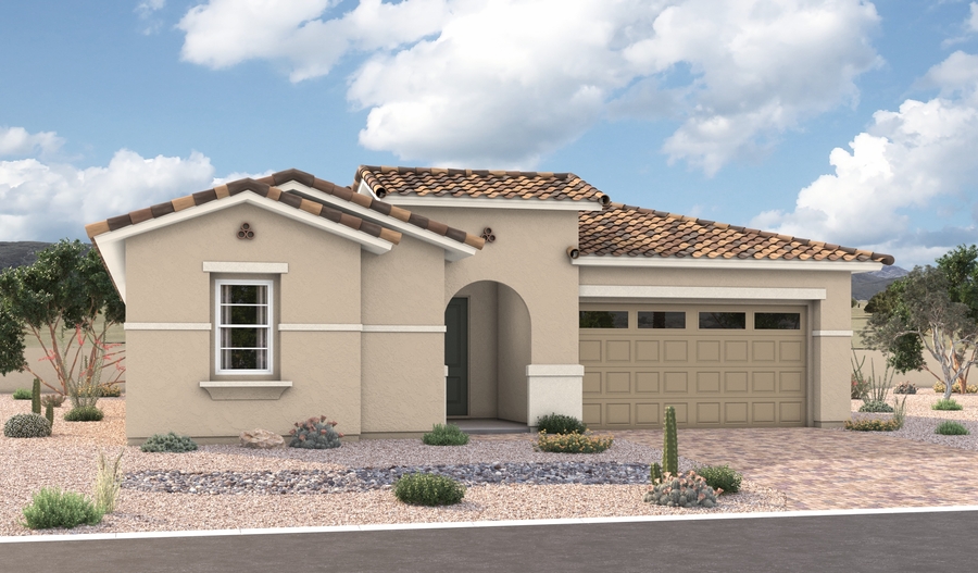 Elevation A of the Celeste floor plan