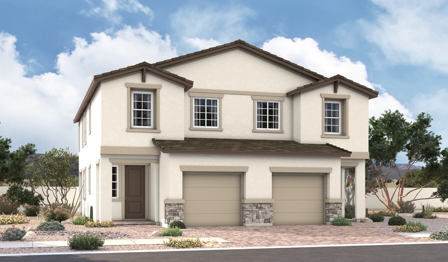 Elevation B of the Valerie floor plan