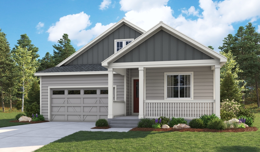 Elevation A of the Arlington floor plan
