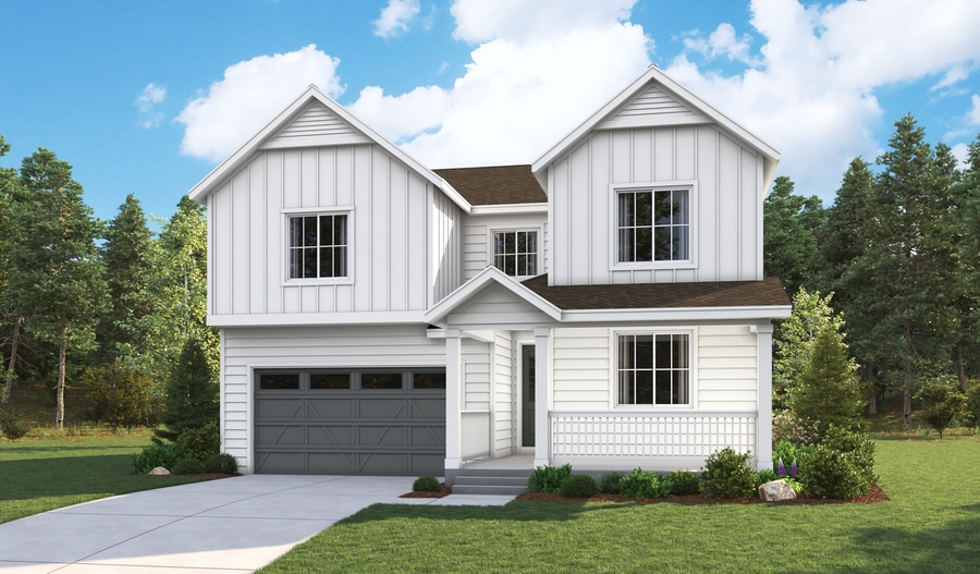 Elevation A of the Coronado floor plan