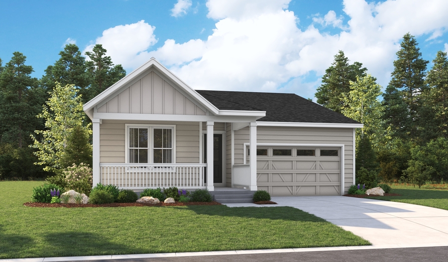 Elevation A of the Avalon floor plan