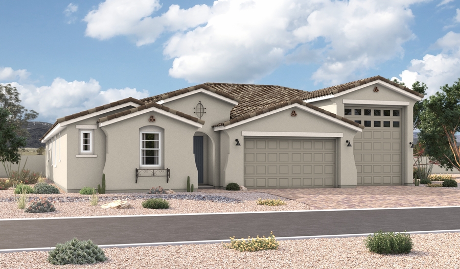Elevation A of the Harley floor plan