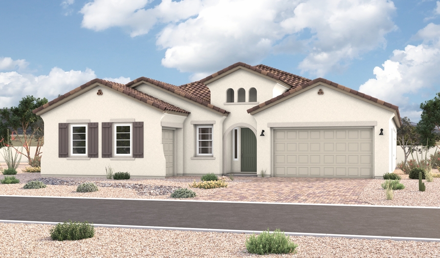 Elevation A of the Julia floor plan