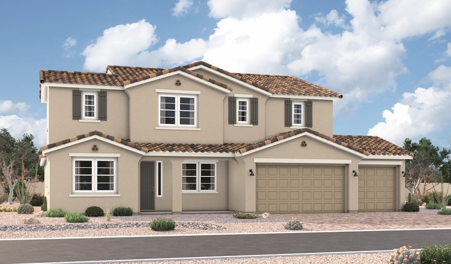 Elevation A of the Hastings floor plan