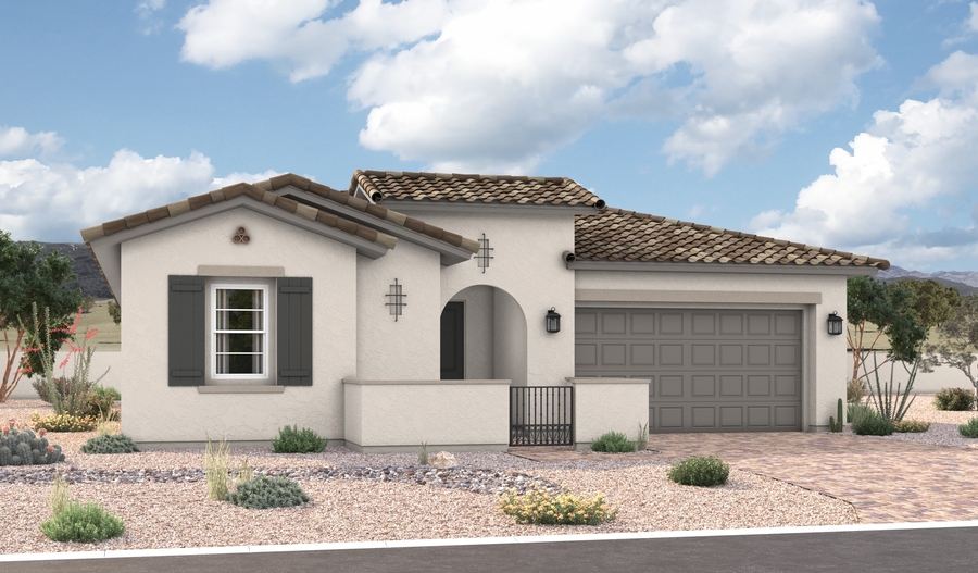 Elevation A of the Celeste floor plan