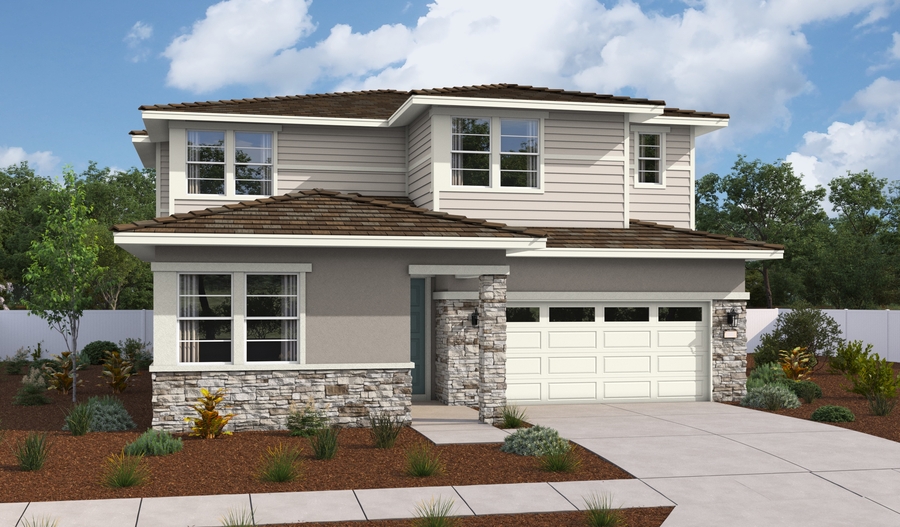 Elevation D of the Chesapeake floor plan