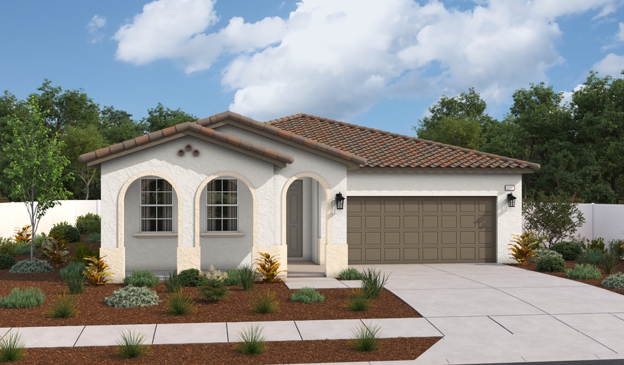 Elevation A of the Ashwood floor plan