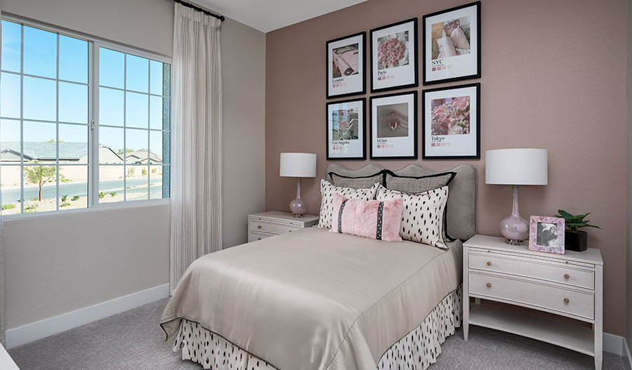 Bedroom of the Rocco floor plan