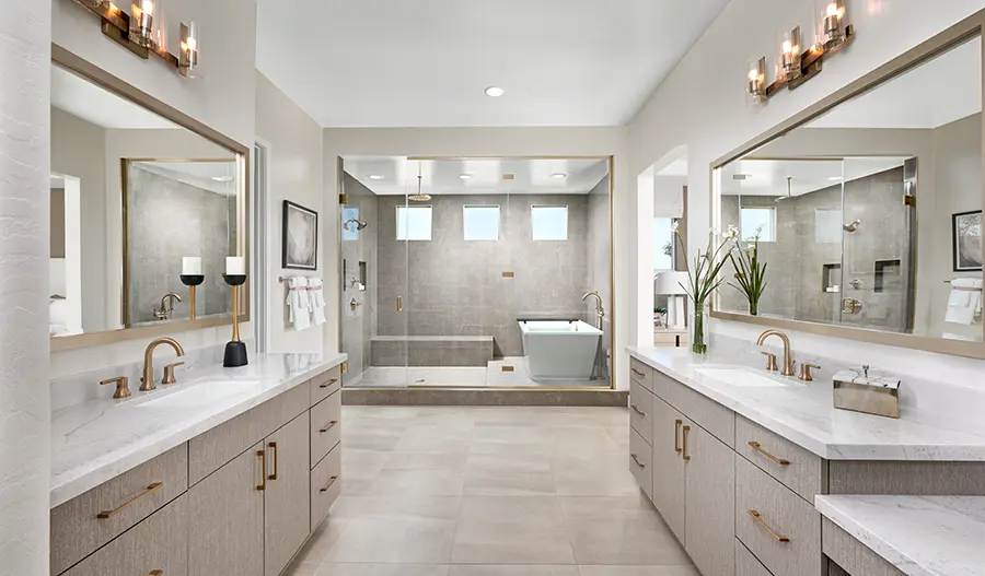 Luxurious Rocco primary bathroom