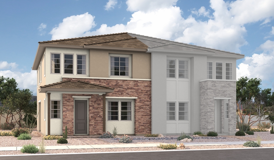 Elevation A of the Navy2 floor plan