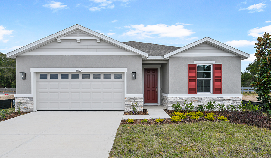 Exterior of the Slate floor plan