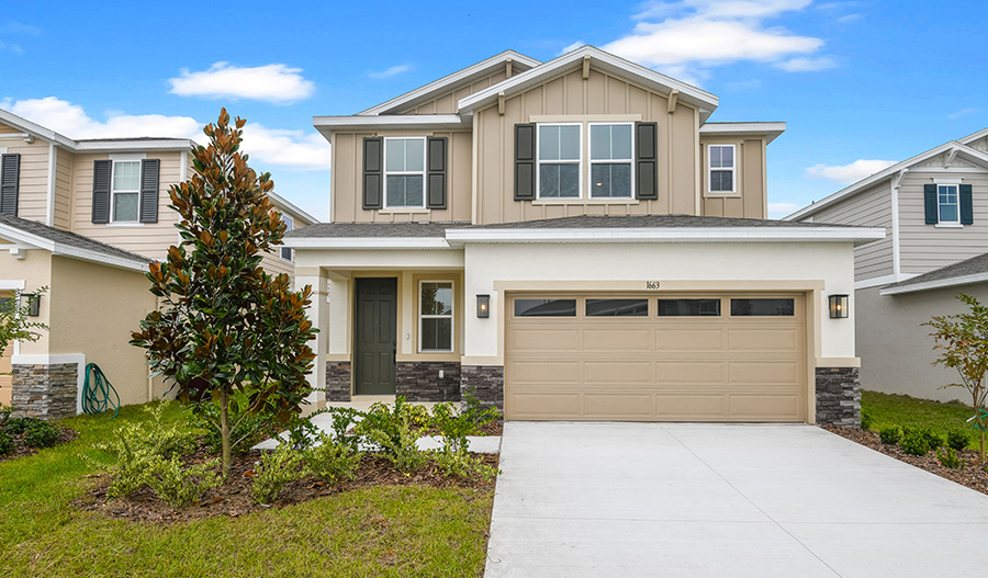 Exterior of the Lynwood floor plan